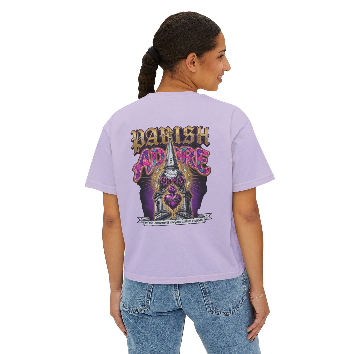 Luxury Statement Women's Boxy Tee — "the luxury shirt that say it all"
