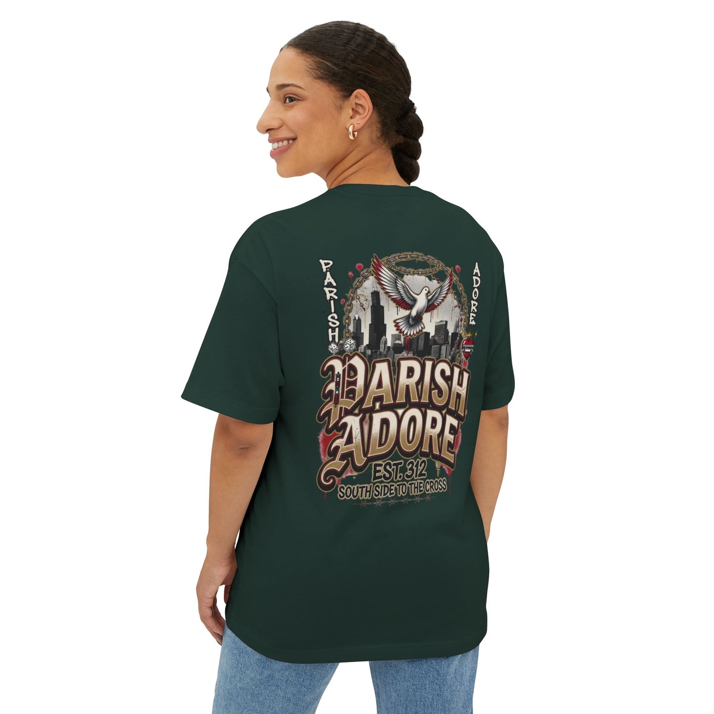 Dove City Oversized Boxy Tee