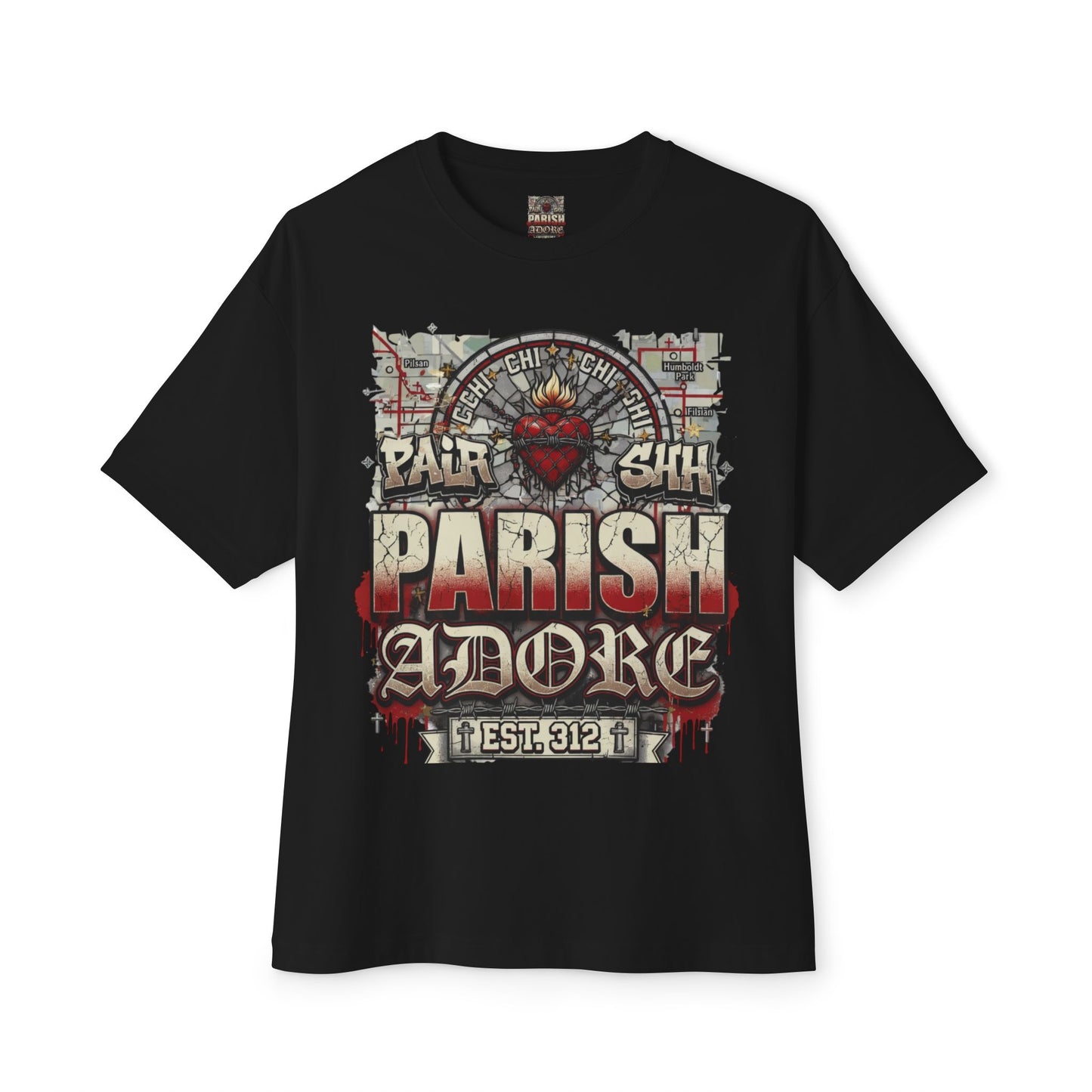 Chi Town Unisex Oversized Boxy Tee