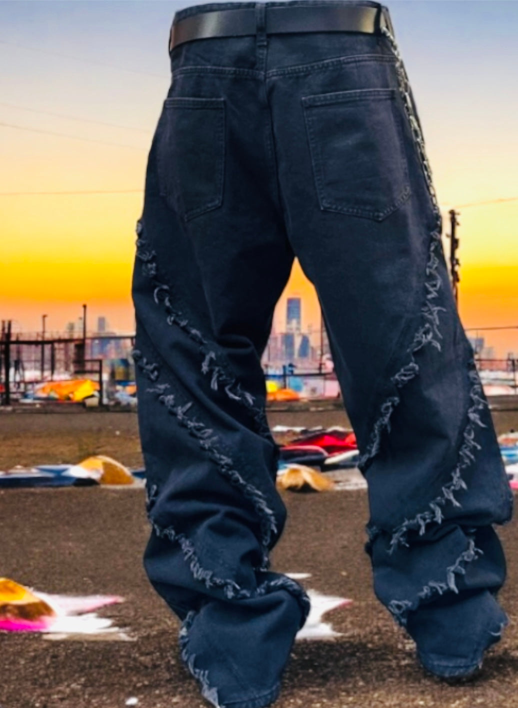 PA Baggy Flare Jeans