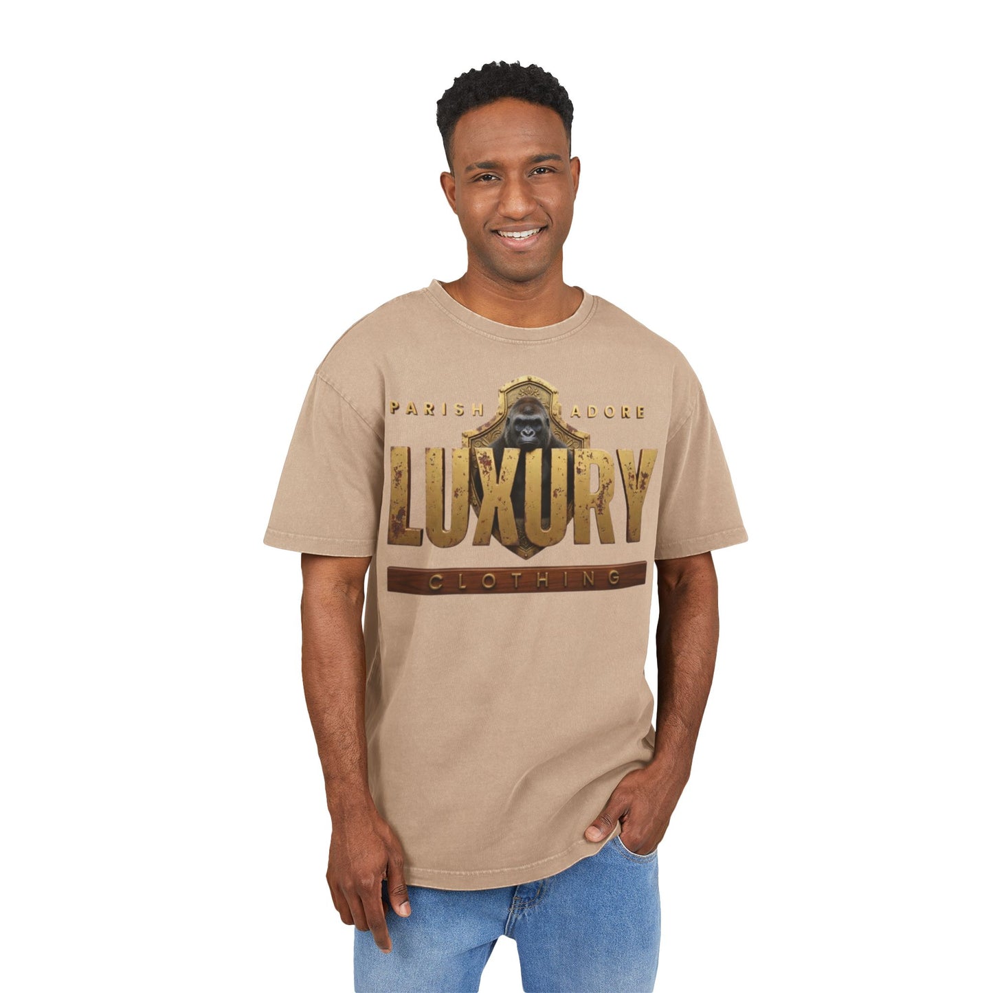 PA NEW CLASSIC Men's Acid Washed Heavy Oversize Tee