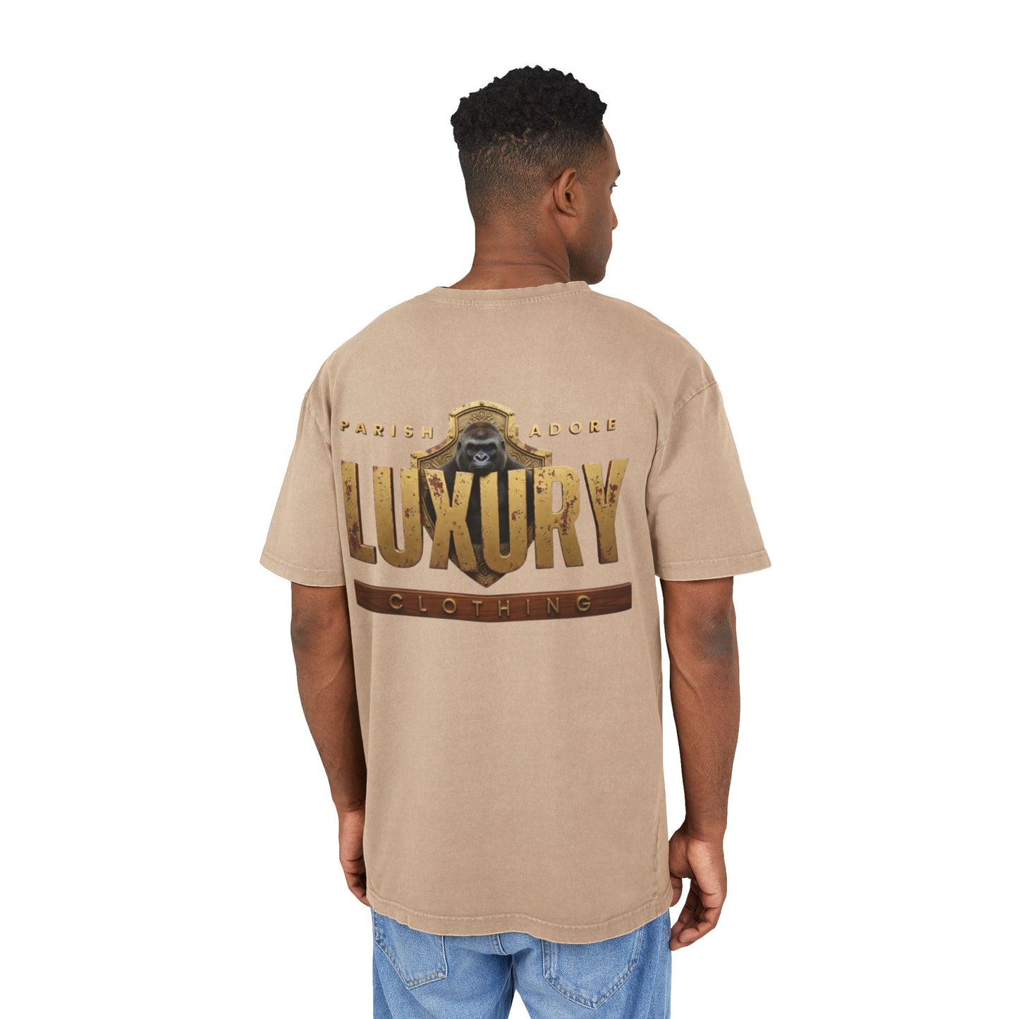 PA NEW CLASSIC Men's Acid Washed Heavy Oversize Tee