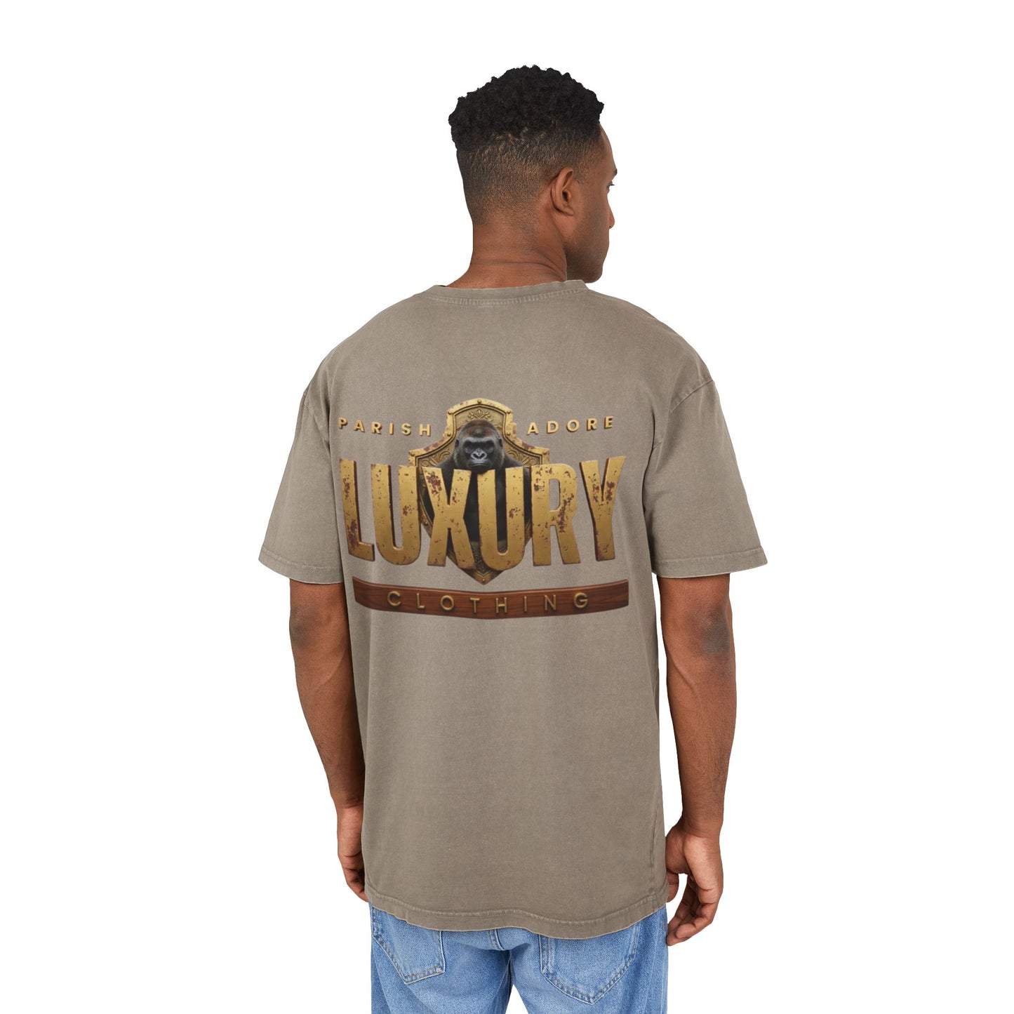 PA NEW CLASSIC Men's Acid Washed Heavy Oversize Tee