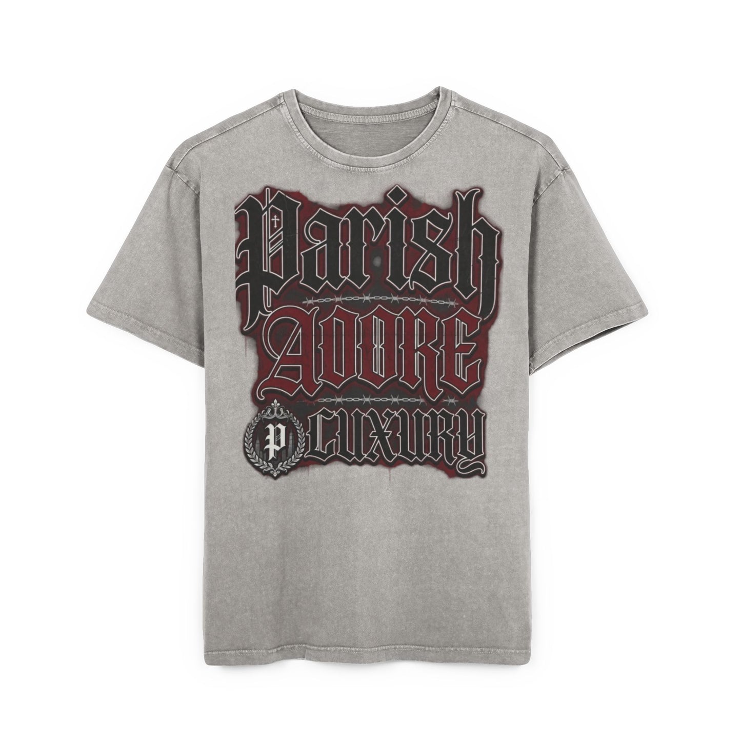 PA Nation Men's Acid Washed Heavy Oversize Tee