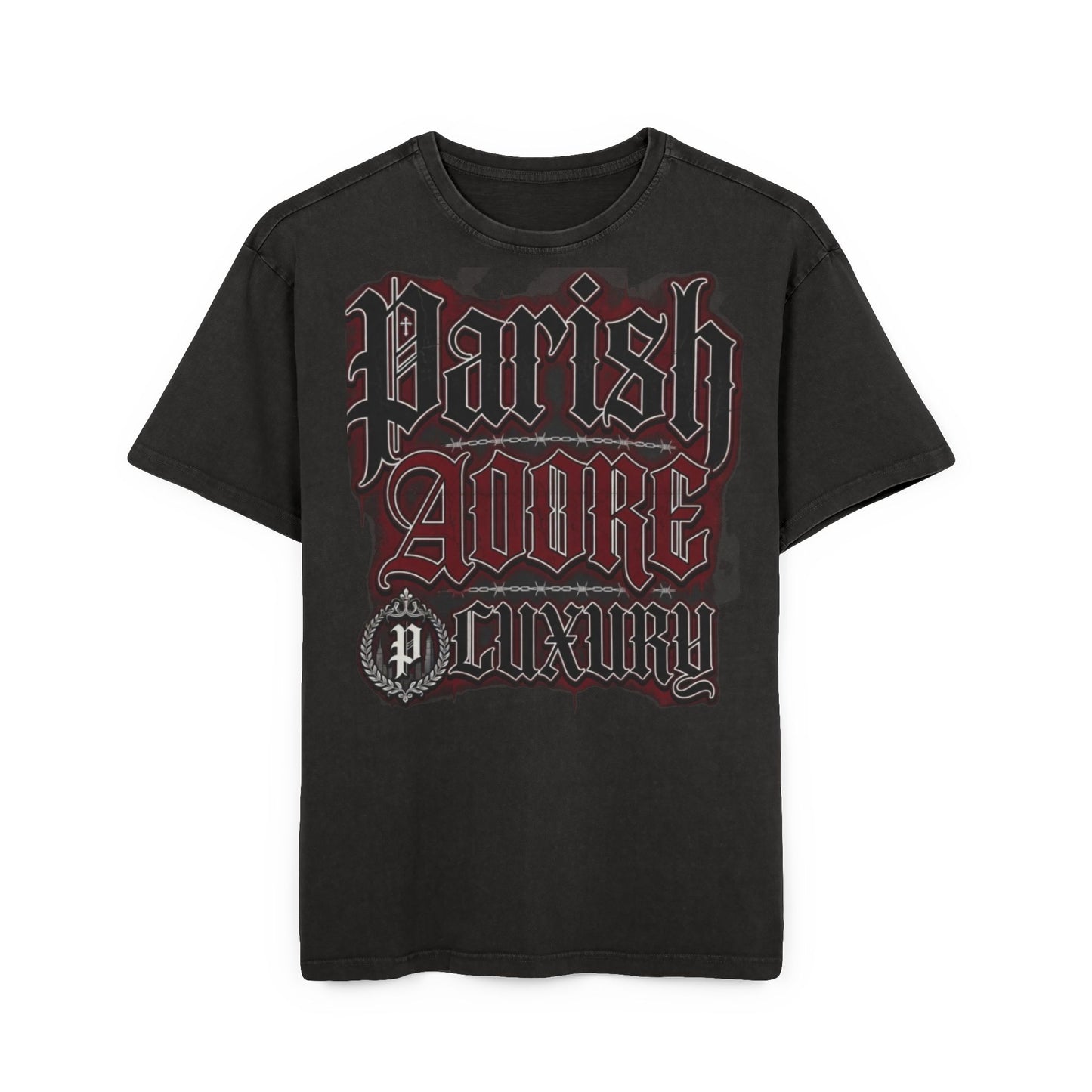 PA Nation Men's Acid Washed Heavy Oversize Tee