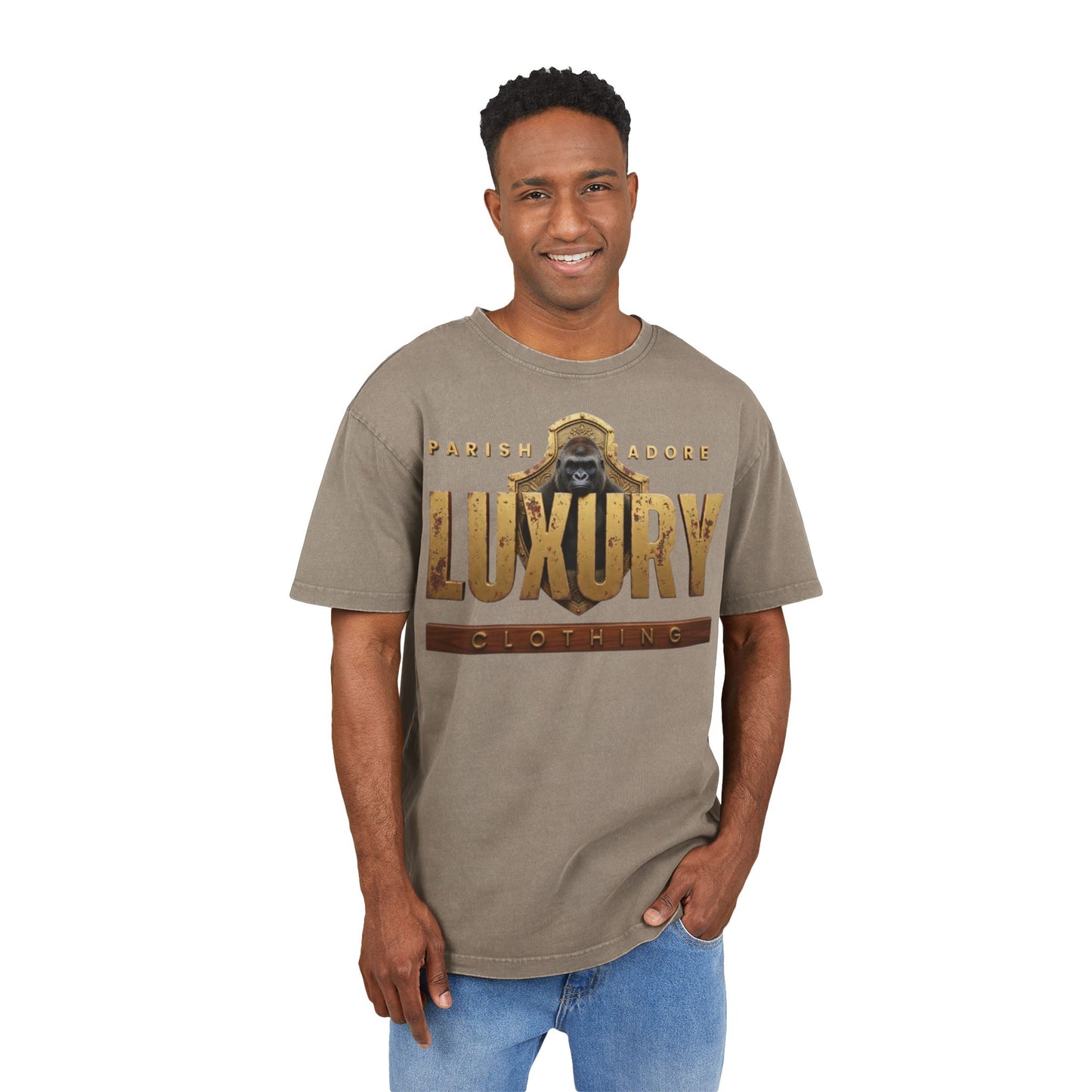 PA NEW CLASSIC Men's Acid Washed Heavy Oversize Tee