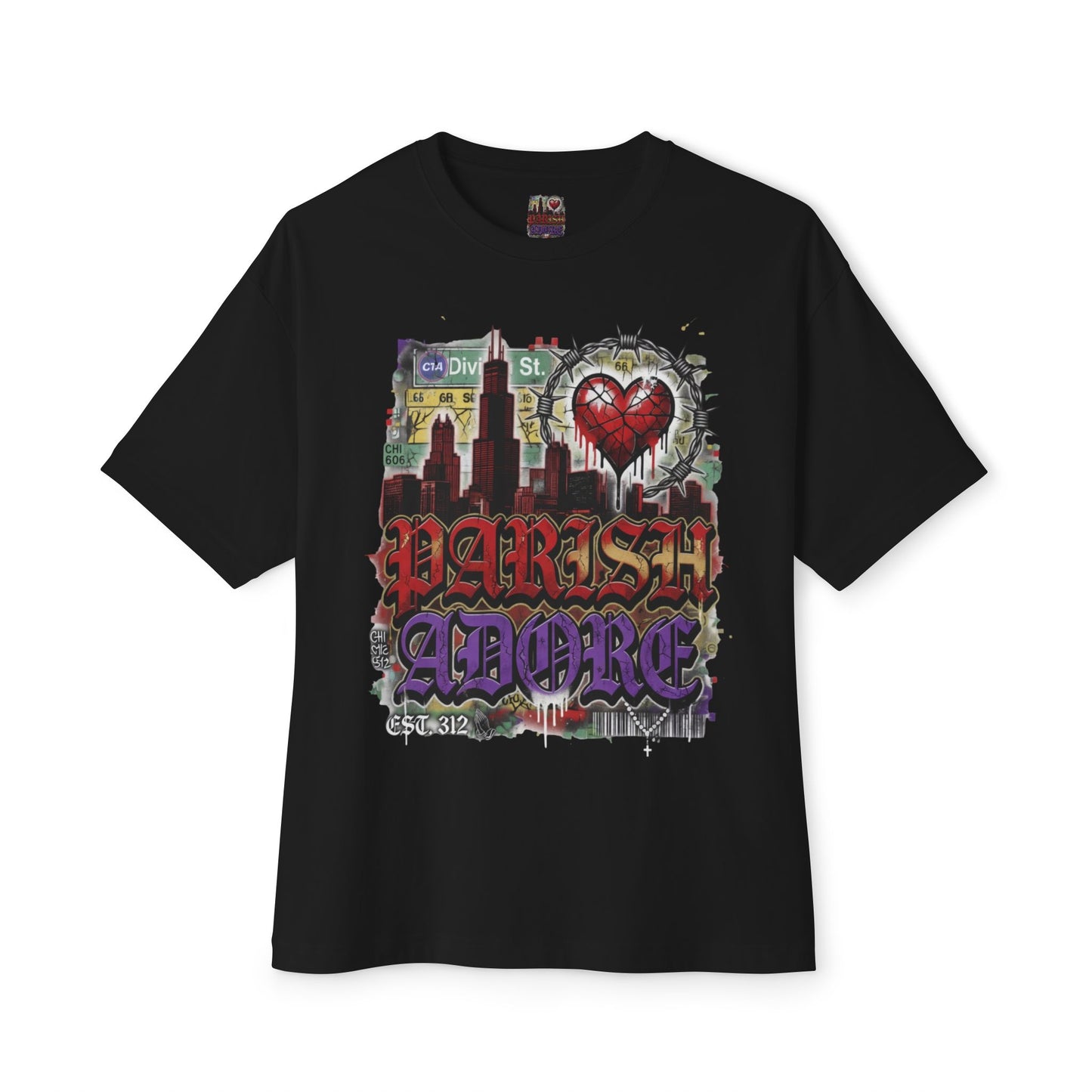 Heart Of The City Oversized Boxy Tee