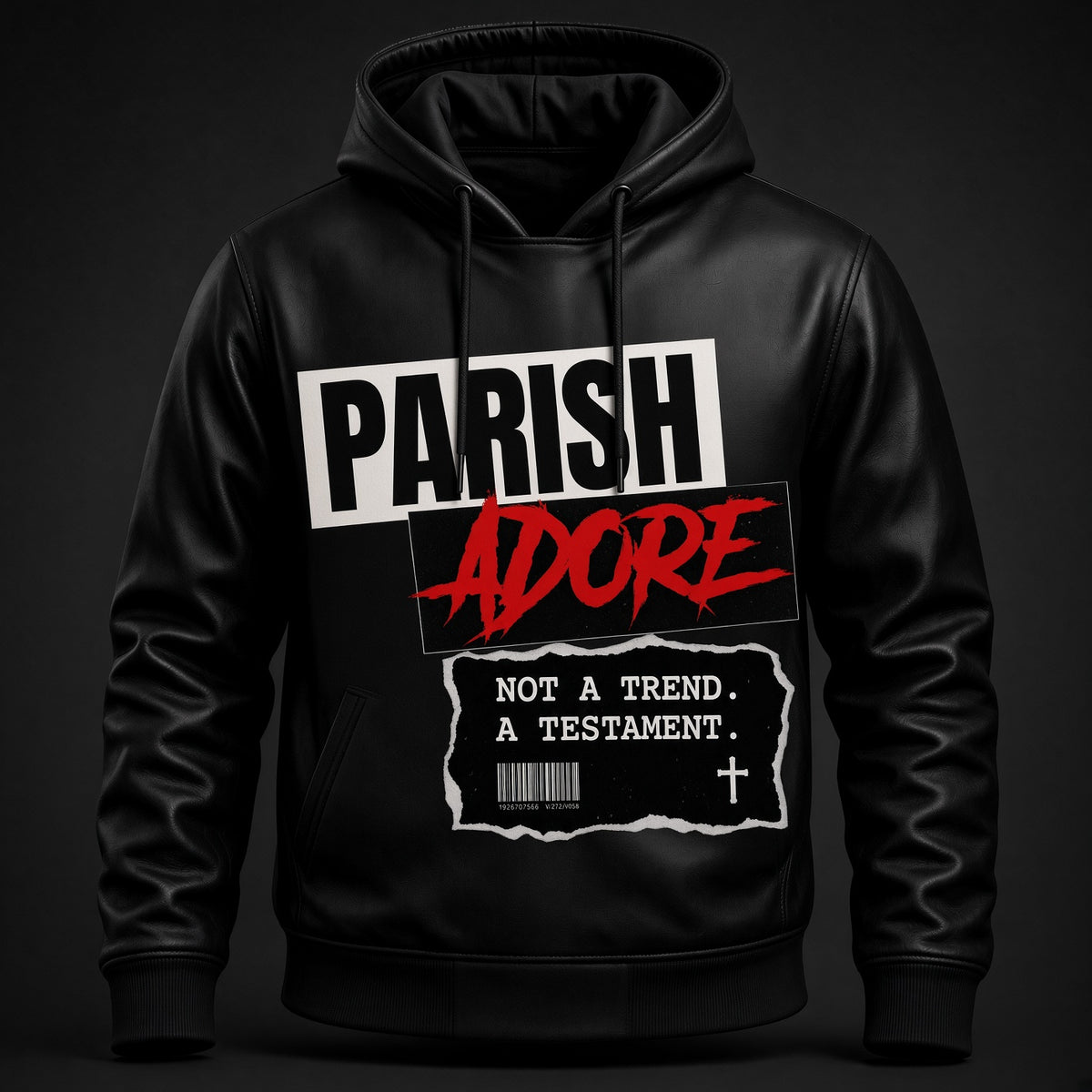 PA Testament Leather Hoodie