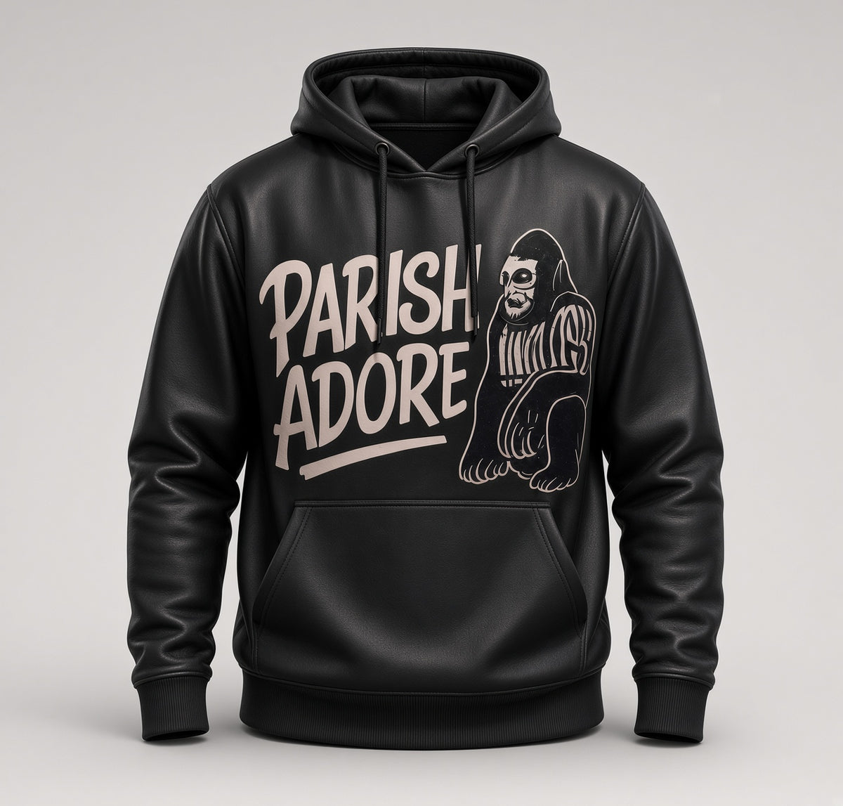 PA Retro Leather Hoodie