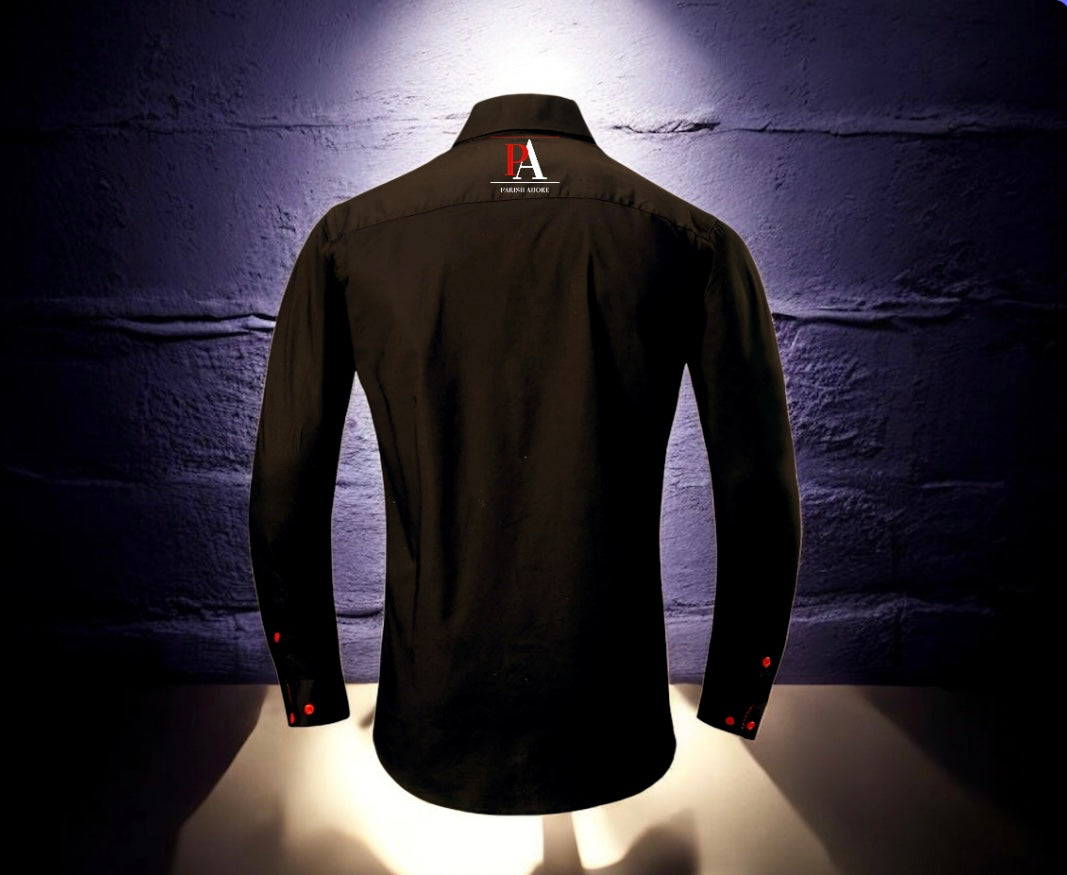 Black and red Parish Adore Button up