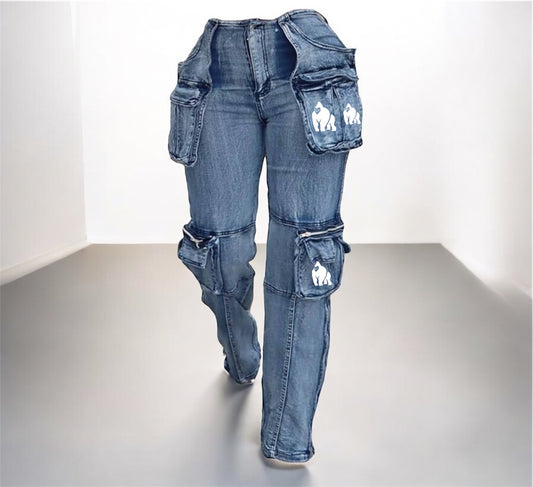 PA Ladies Cargo Jeans